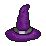 Purple Enchanted Hat